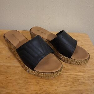 Black Women's Slide Sandals
